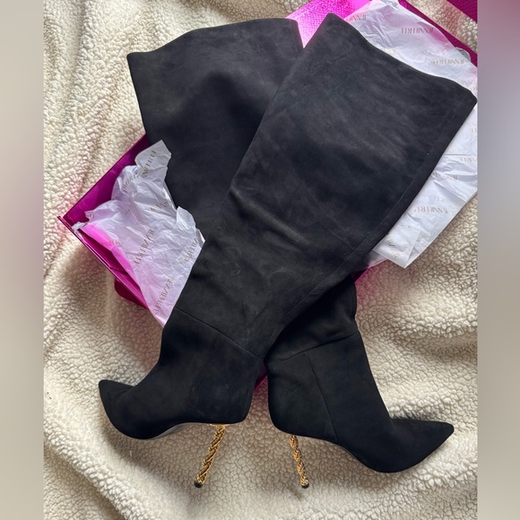 Jennifer Le Over the Knee Boots with Stiletto Heel - Picture 5 of 8